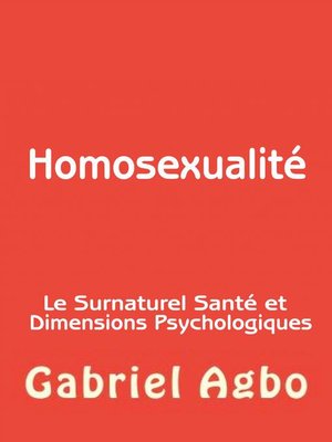 cover image of Homosexualité